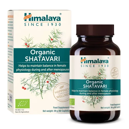 Himalaya Organic Shatavari, 60 tabletek