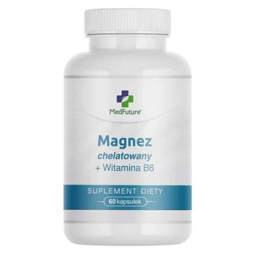 MedFuture Magnez Chelatowany + Witamina B6, 60 kapsułek