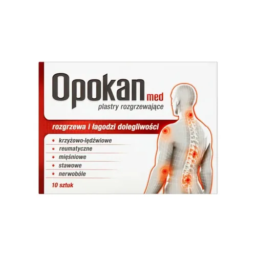 Opokan Med Plastry Rozgrzewające, 10 sztuk