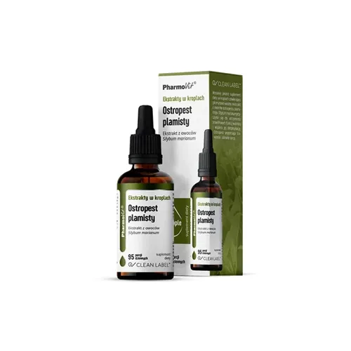 PharmoVit Ekstrakty w kroplach, Ostropest Plamisty, 30 ml