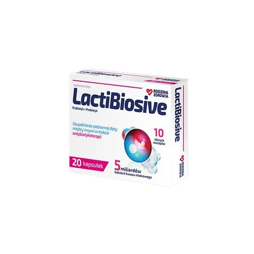 Rodzina Zdrowia LactiBiosive, 20 kapsułek
