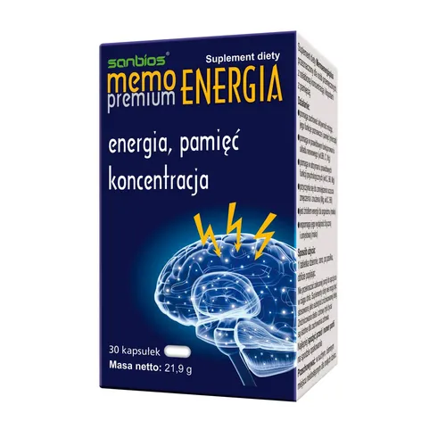Sanbios Memoenergia Premium, 30 kapsułek