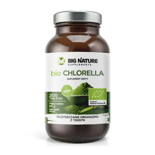 Big Nature Bio Chlorella, 200 tabletek