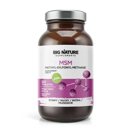 Big Nature MSM, 90 tabletek