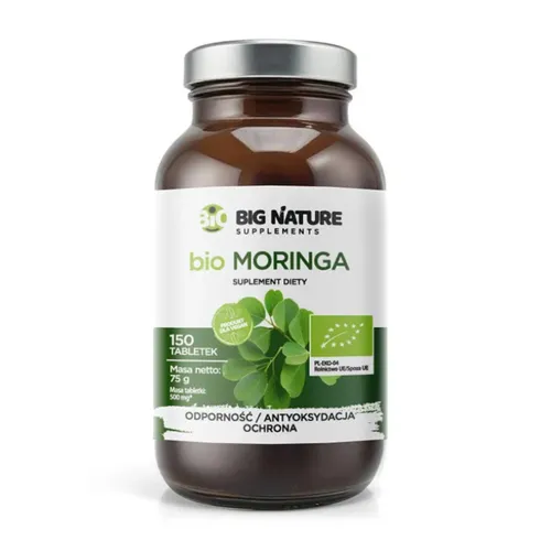 Big Nature Bio Moringa, 150 tabletek