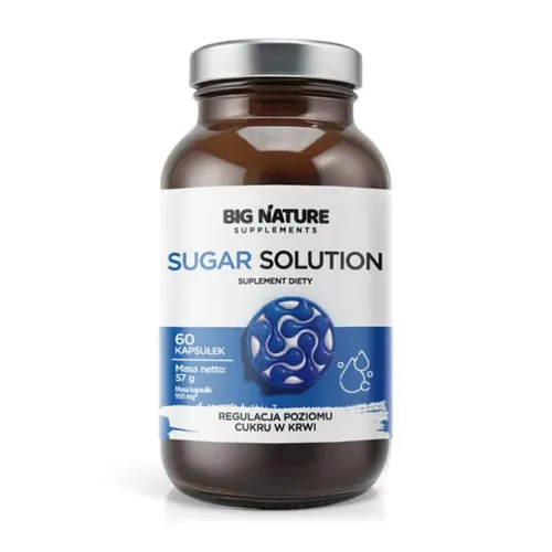Big Nature Sugar Solution, 60 kapsułek