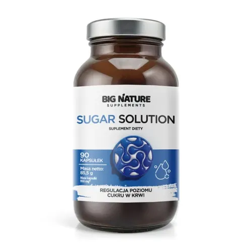 Big Nature Sugar Solution, 90 kapsułek