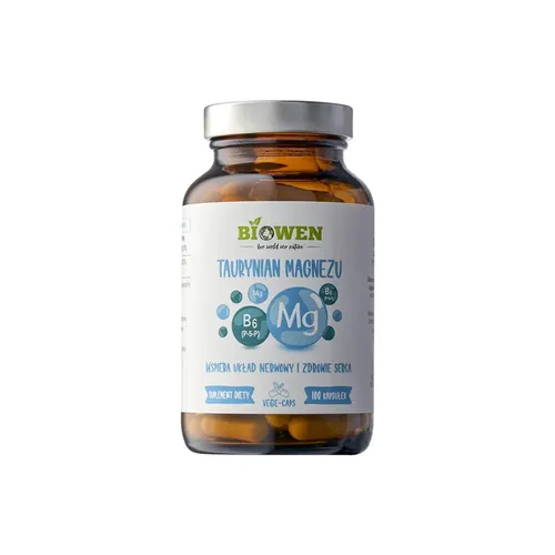 Biowen Taurynian Magnezu 1200 mg, 100 kapsułek