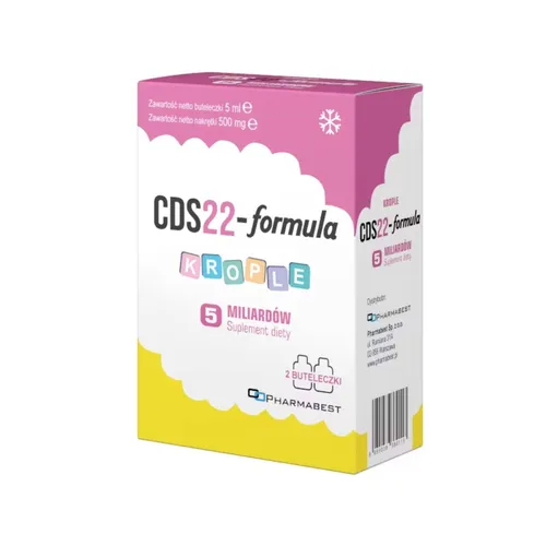 CDS22-Formula 5 mld, 2 butelki po 5 ml (dawniej Vivomixx) (tylko odbiór osobisty!)