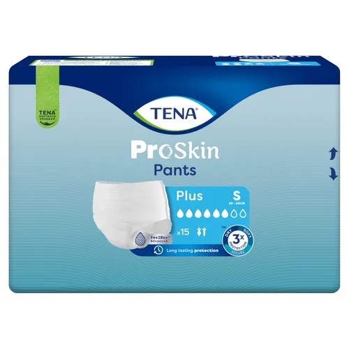TENA Pants ProSkin Plus - majtki chłonne, rozmiar S, 15 sztuk