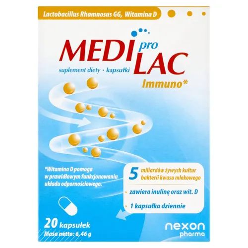 Mediprolac Immuno, 20 kapsułek