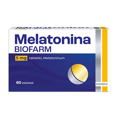 Melatonina Biofarm 5 mg, 60 tabletek
