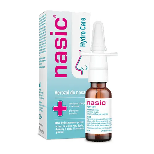 Nasic Hydro Care, aerozol do nosa, 15 ml
