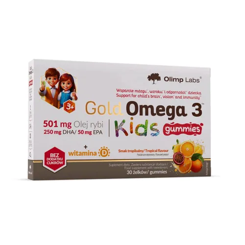 Olimp Gold Omega 3 Kids Gummies, 30 żelek