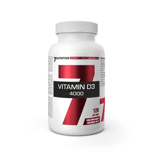 7Nutrition Vitamin D3 4000, 120 kapsułek