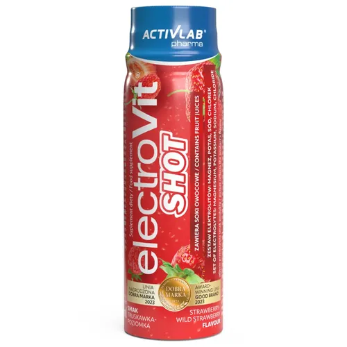 Activlab ElectroVit Shot, smak truskawka-poziomka, 80 ml