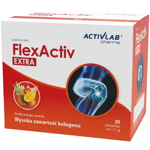 Activlab Flexactiv Extra, smak mango-ananas, 30 saszetek