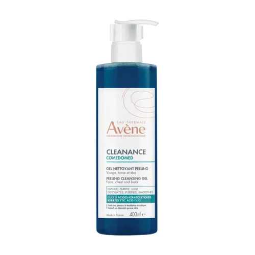 Avene Eau Cleanance Comedomed - złuszczający żel do mycia, 400 ml