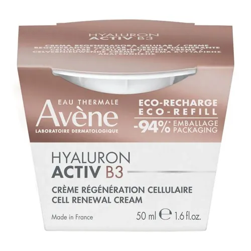 Avene Hyaluron Activ B3 - krem odbudowujący komórki Eco-Refill, 50 ml