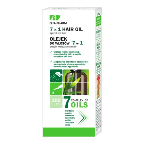 Elfa Pharm  - olejek do włosów 7w1 przeciw wypadaniu włosów, 100 ml
