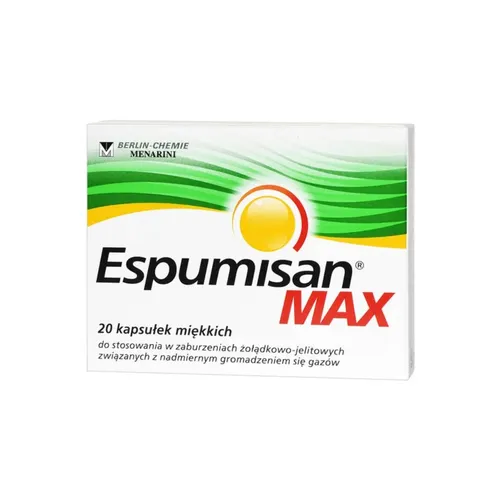 Espumisan Max, 20 kapsułek
