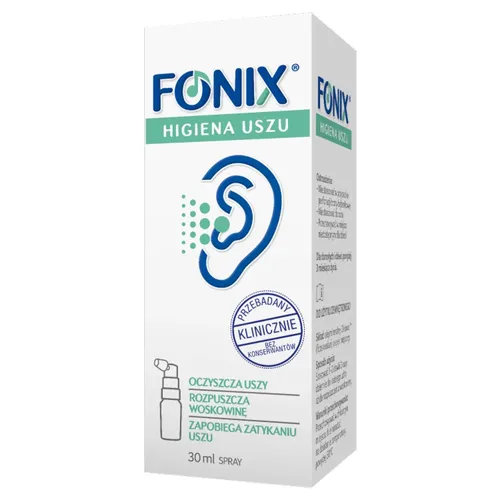FONIX - Higiena Uszu, spray do uszu, 30 ml