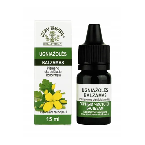 Herbal Traditions - balsam do pielęgnacji, Glistnik, 15 ml