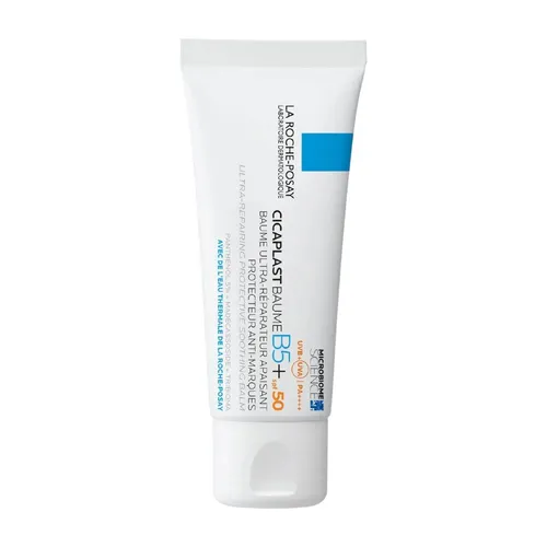 La Roche-Posay Cicaplast Baume B5+ - regenerujący balsam kojący do twarzy i ciała przeciw przebarwieniom, SPF 50, 40 ml