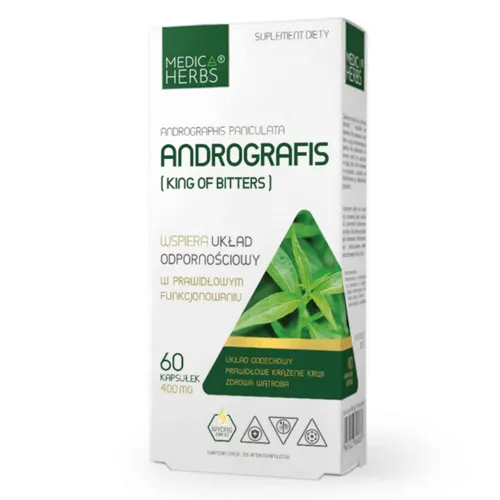 Medica Herbs Andrografis, 60 kapsułek