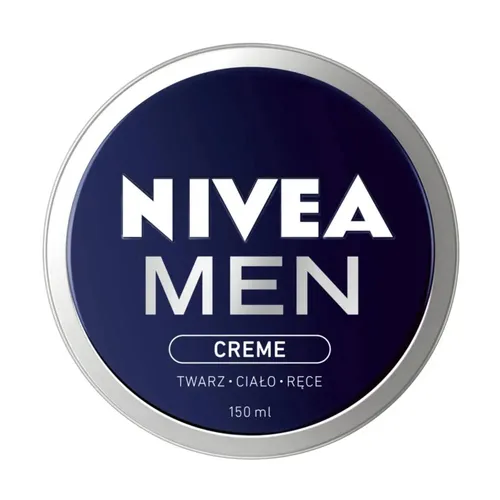 Nivea Men Creme - krem do twarzy, ciała i rąk dla mężczyzn, 150 ml