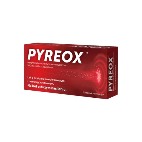 Pyreox 500 mg, 20 tabletek