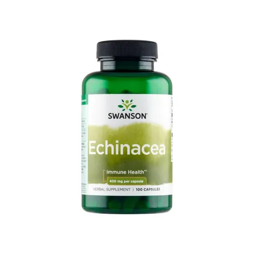 Swanson Echinacea 400 mg, 100 kapsułek