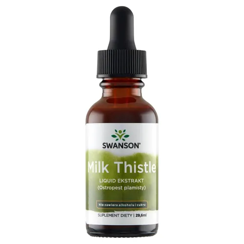 Swanson Milk Thistle Liquid Extract, ostropest plamisty, 29,6 ml