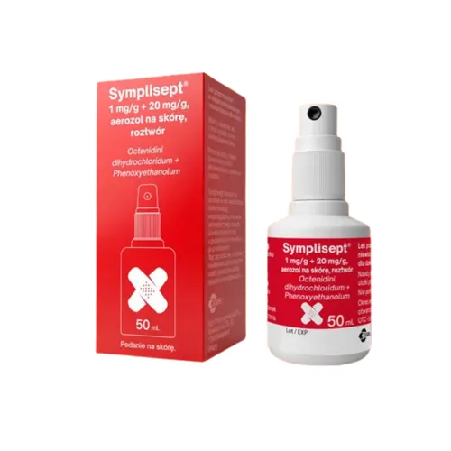 Symplisept (1 mg+20 mg)/g, 50 ml
