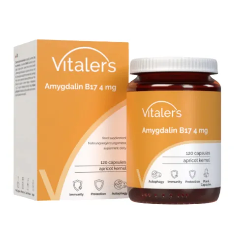 Vitaler's Amigdalina B17 4 mg, 120 kapsułek