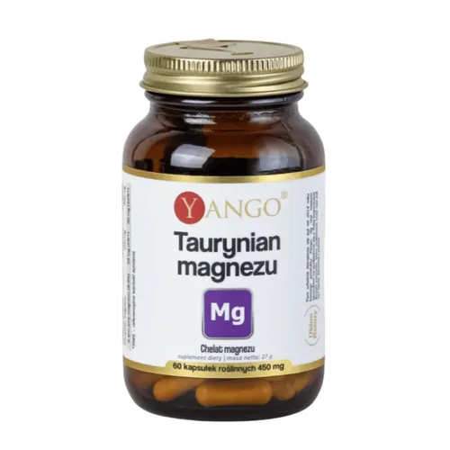 Yango Taurynian magnezu, 60 kapsułek