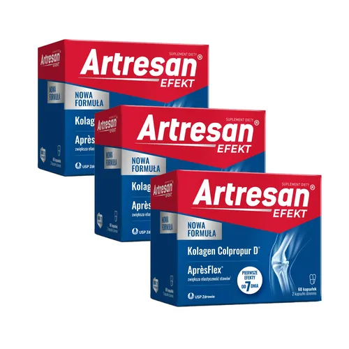 [Zestaw] 3x Artresan Efekt, 60 kapsułek