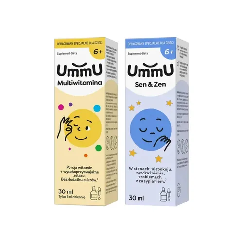 ZESTAW: UmmU Sen Zen 6+, 30 ml + UmmU Multiwitamina 6+, 30 ml