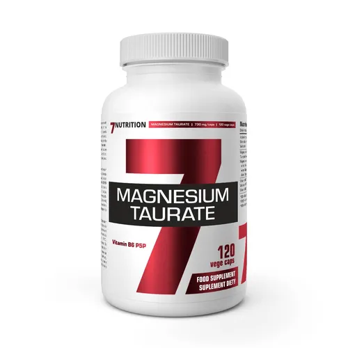 7Nutrition Magnesium Taurate, 120 kapsułek