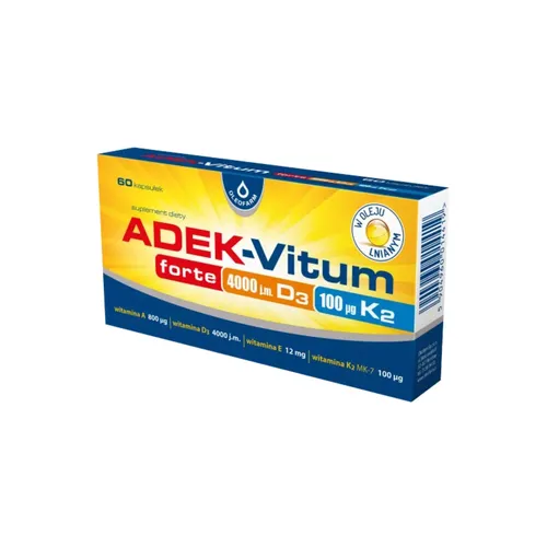 Oleofarm ADEK-Vitum Forte, 60 kapsułek