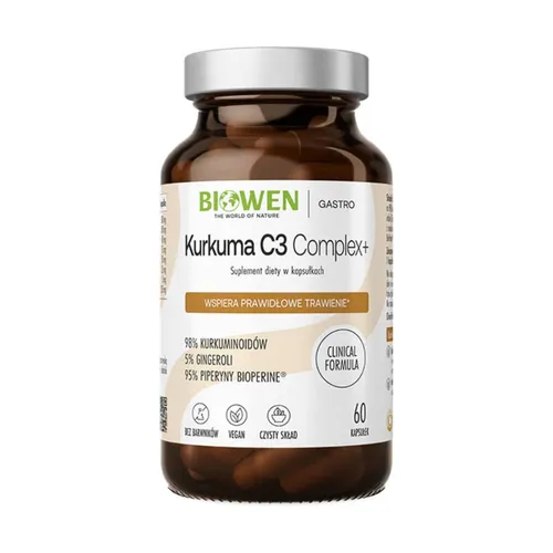 Biowen Kurkuma C3 Complex+, 60 kapsułek