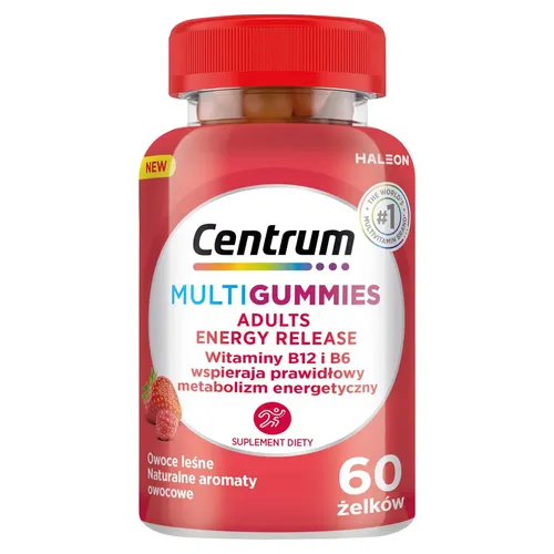 Centrum MultiGummies Adult Energy Release, 60 żelek