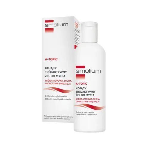 Emolium A-Topic - trójaktywny żel do mycia, 200 ml