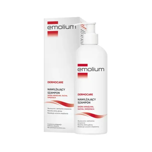 Emolium Dermocare - szampon nawilżający, 400 ml