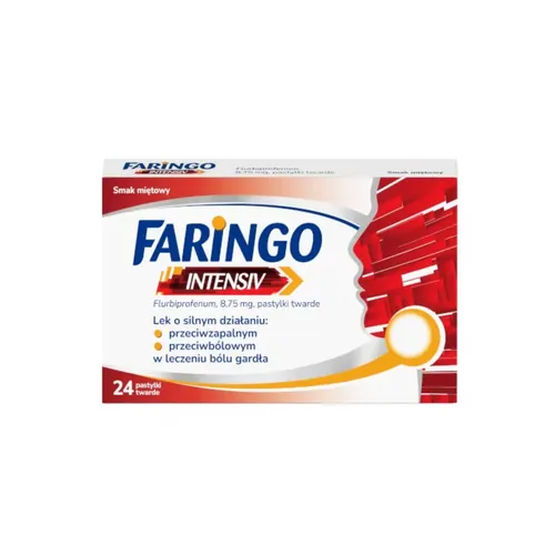 Faringo Intensiv 8,75 mg, 24 pastylek do ssania