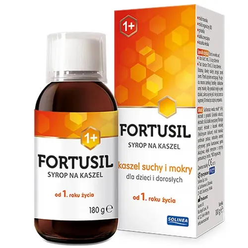Fortusil, na kaszel suchy i mokry, od 1 roku życia, 180 g