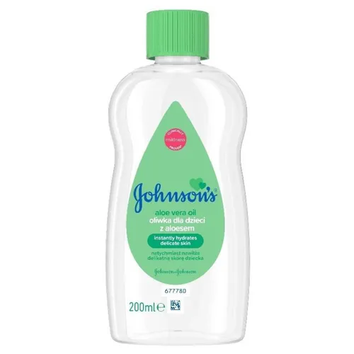 Johnson's Baby Aloe Vera Oil - oliwka dla dzieci, 200 ml