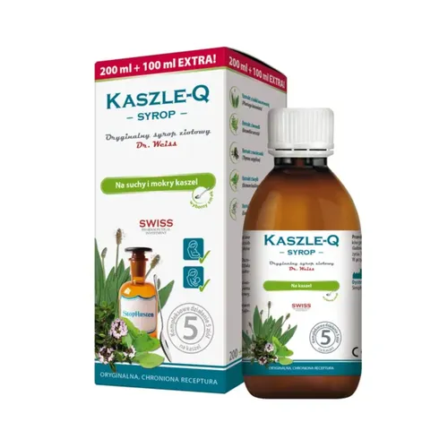 Kaszle-Q, syrop, 300 ml (Data ważności: 06.08.2026)