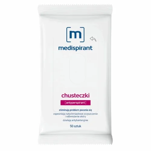 medispirant - antyperspirant, chusteczki, 50 sztuk