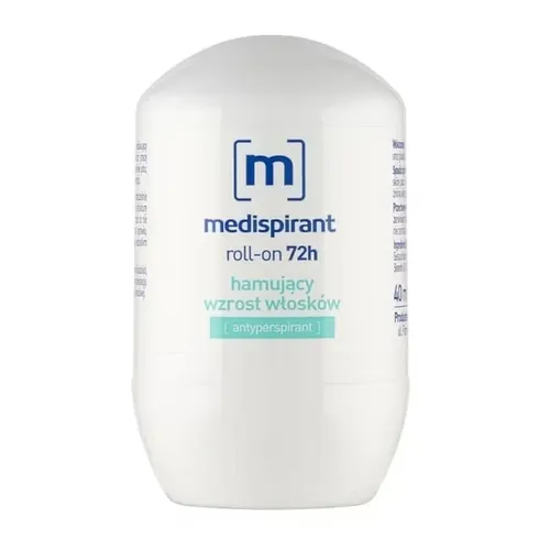 medispirant - roll-on 72h, hamujący wzrost włosków, 40 ml